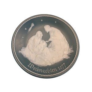 Villeroy &  Boch Plate 1977 Germany Weihnachten #6100